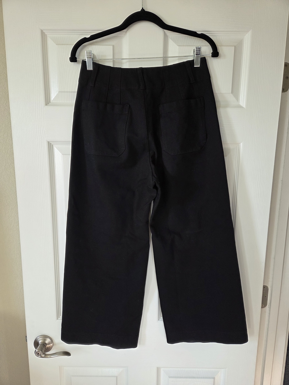 Anthropologie Maeve The Colette Black Wide Leg Cropped Pants. Size 29 - Picture 2 of 4